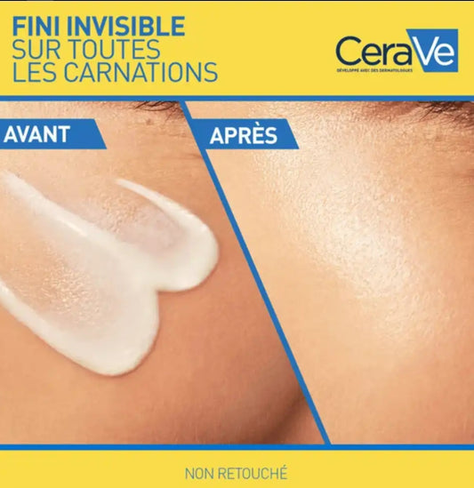 CeraVe Fluide Hydratant Invisible SPF50 Haute Protection