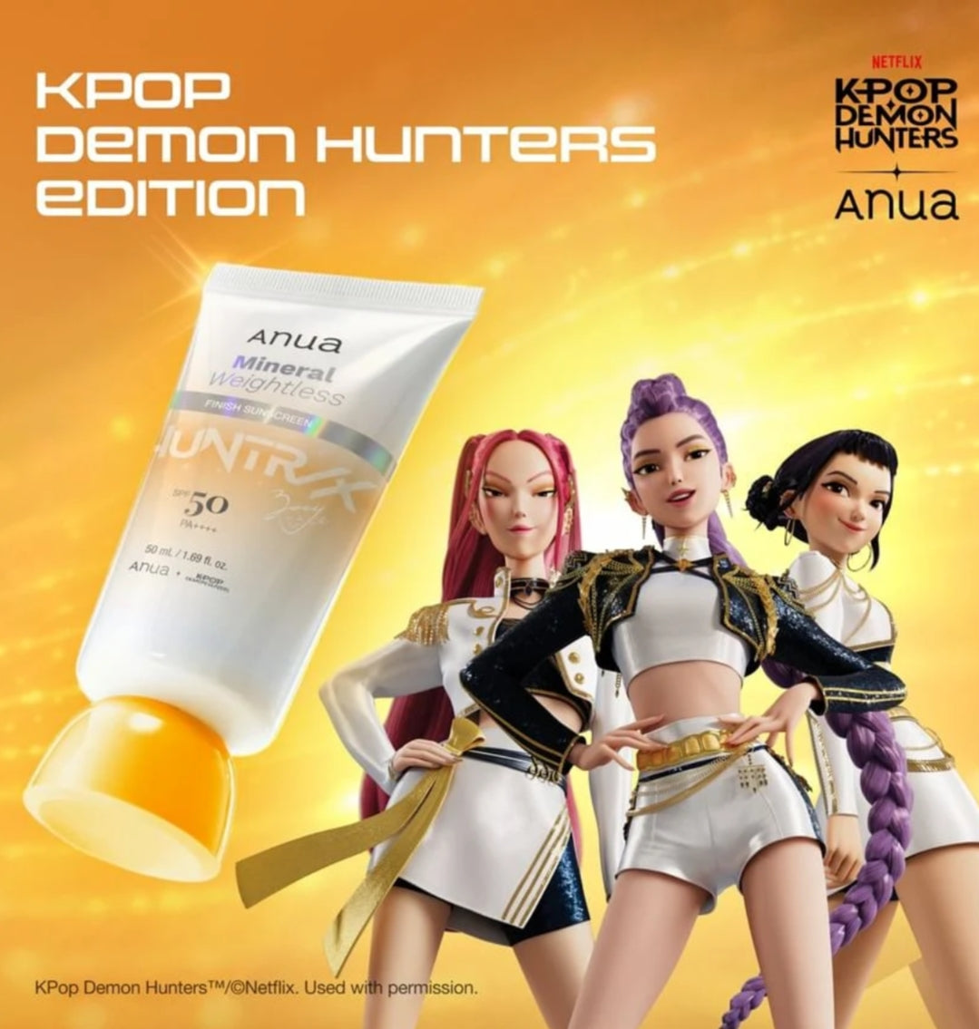 Anua mineral sunscreen spf50+ 50ml