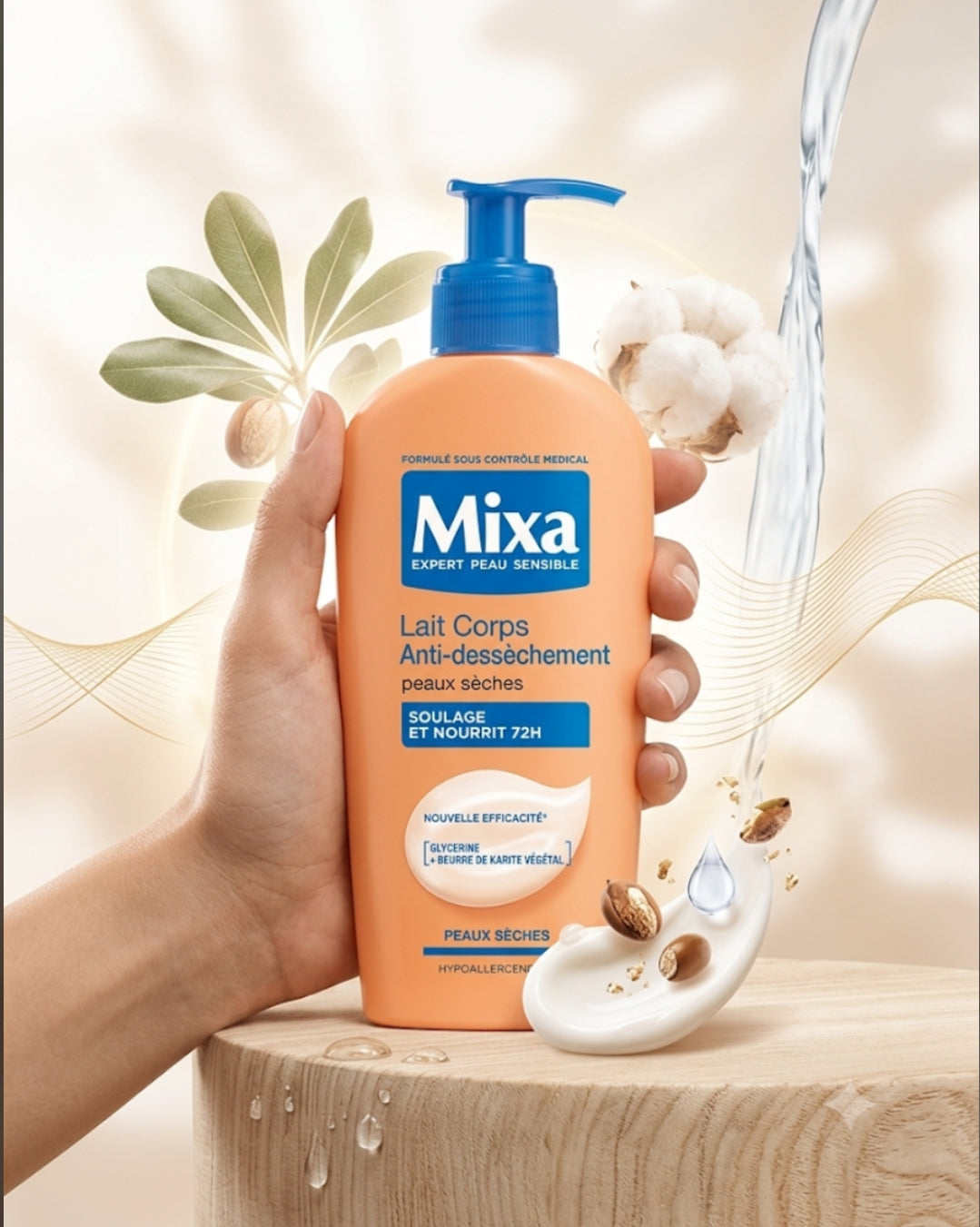Mixa Anti-Dryness Body Lotion for Dry Skin 250ml